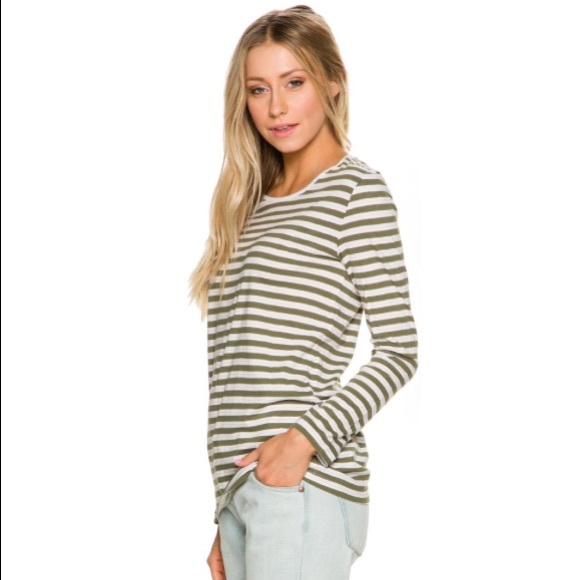 NWOT Rhythm Strokes Long Sleeve Top - Picture 3 of 6